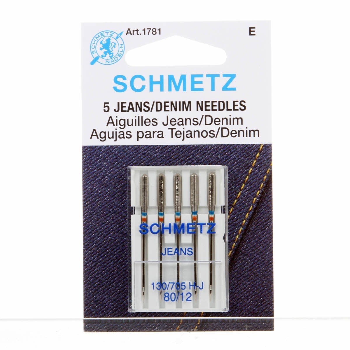 Amazon.com: Schmetz Denim Jeans Sewing Machine Needles System 130